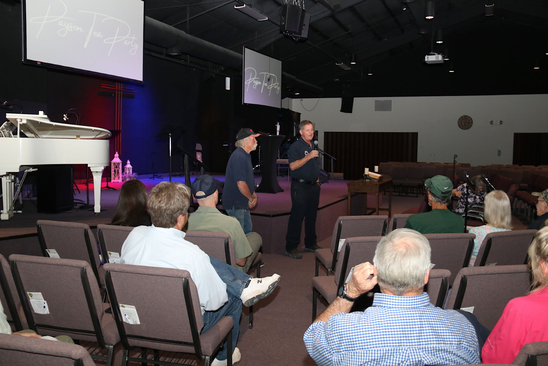 Kevin McCully and Alan McKay at Payson Tea Party